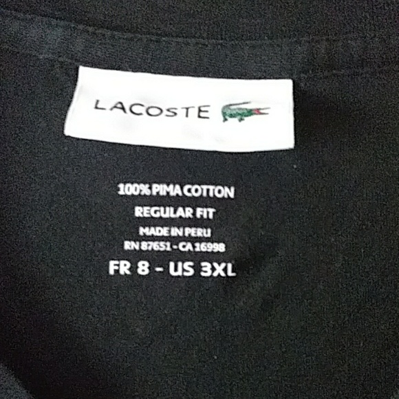 Lacoste v-neck t-shirts - Picture 3 of 3